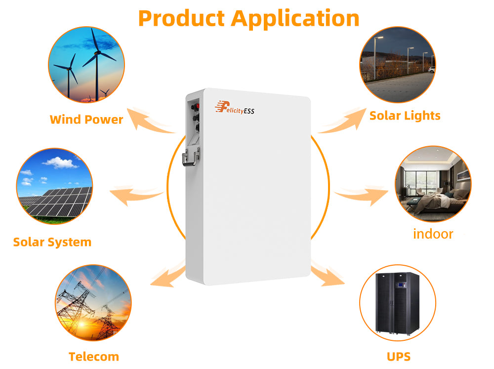 FelicityESS LUX-E-48100LG04 Low Voltage LFP Solar Battery storage IP65