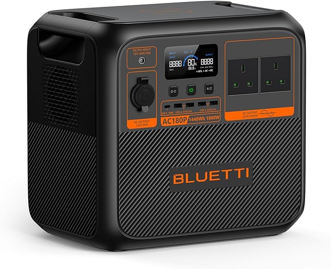 BLUETTI Portable Power Station AC180P