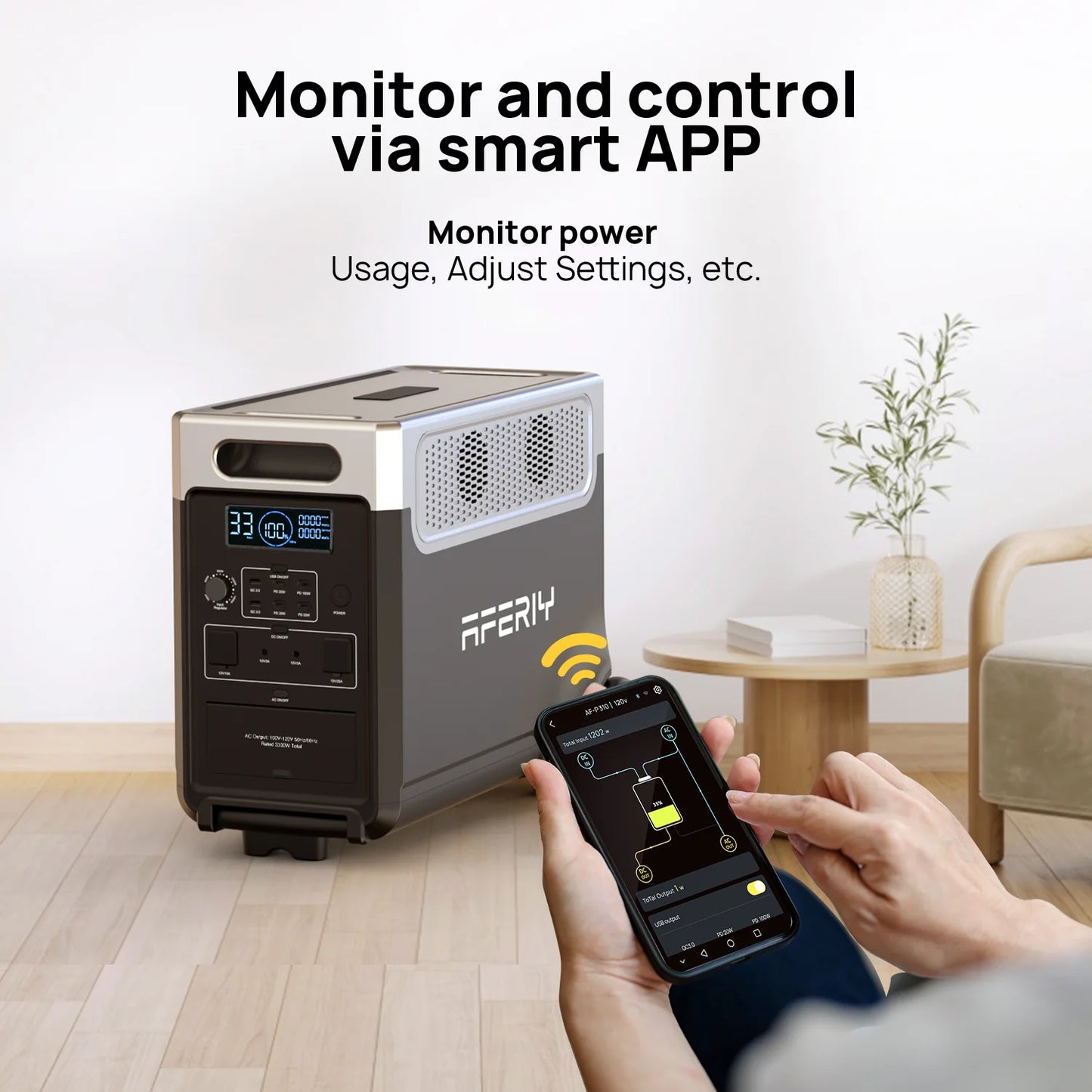 AFERIY P310 Portable Power Station 3600W | 3840Wh | Expandable